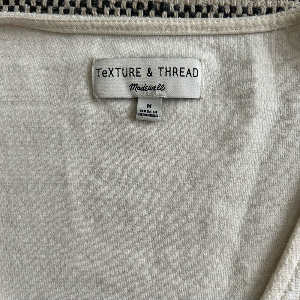 Madewell Texture & Thread Cream Top - Picture 2 of 6